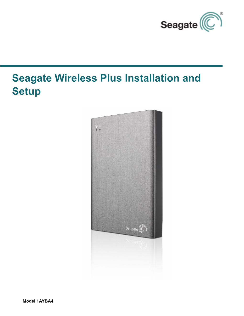 Seagate Wireless Plus Installation and Setup