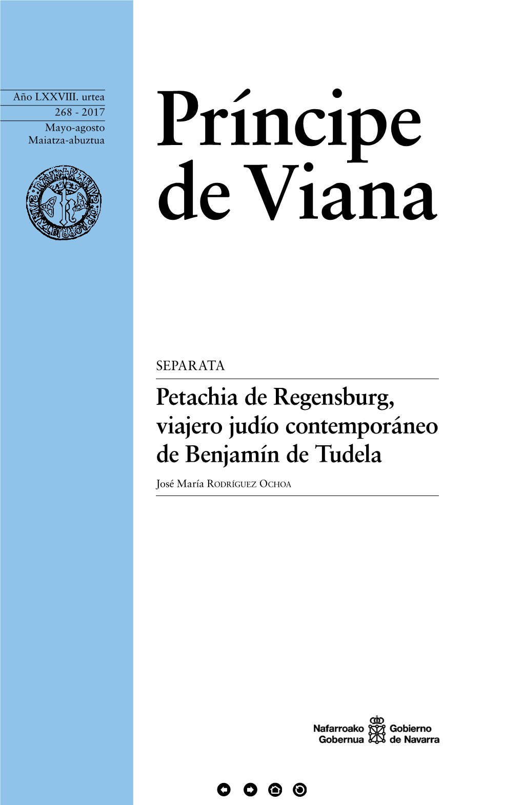 Petachia De Regensburg, Viajero Judío Contemporáneo De Benjamín De Tudela