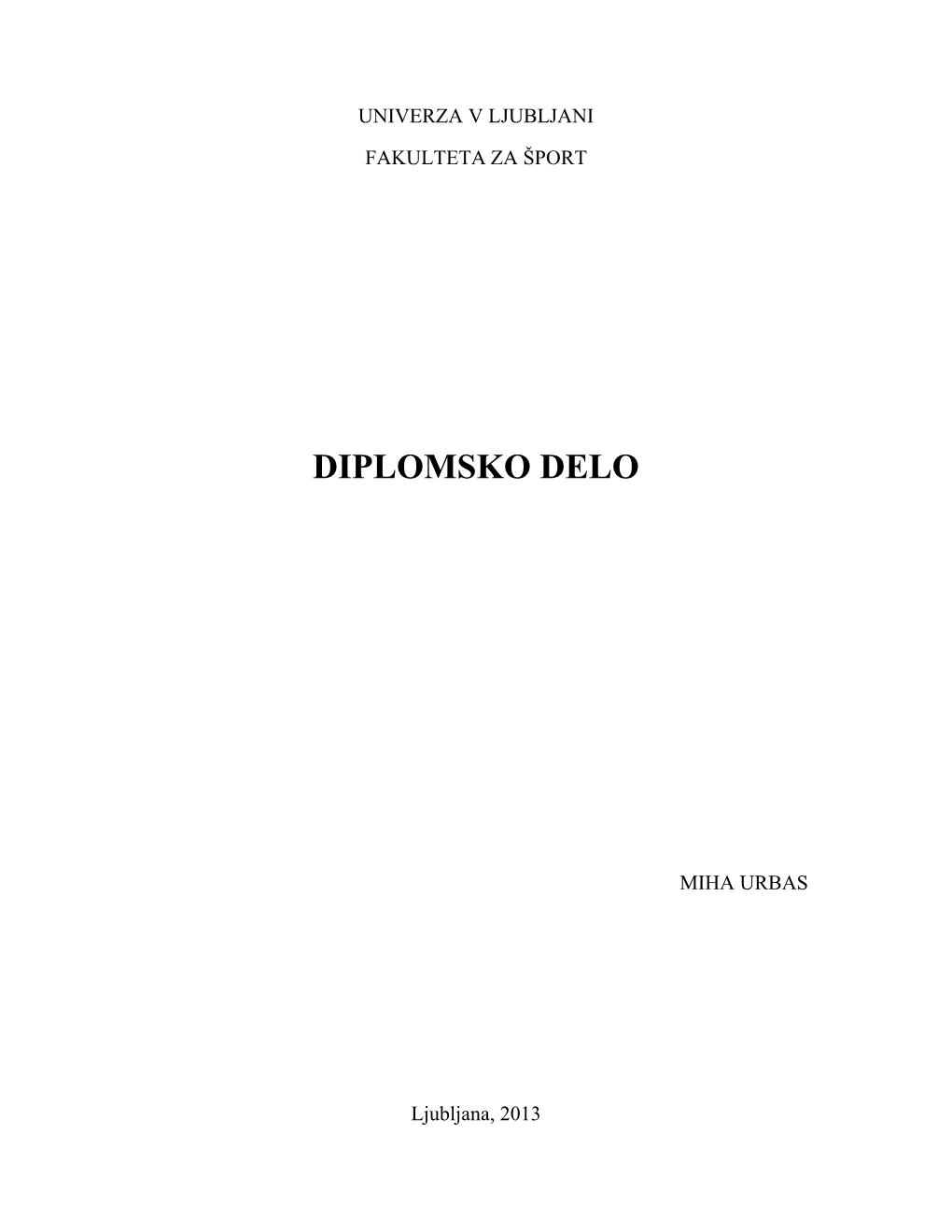 Diplomsko Delo