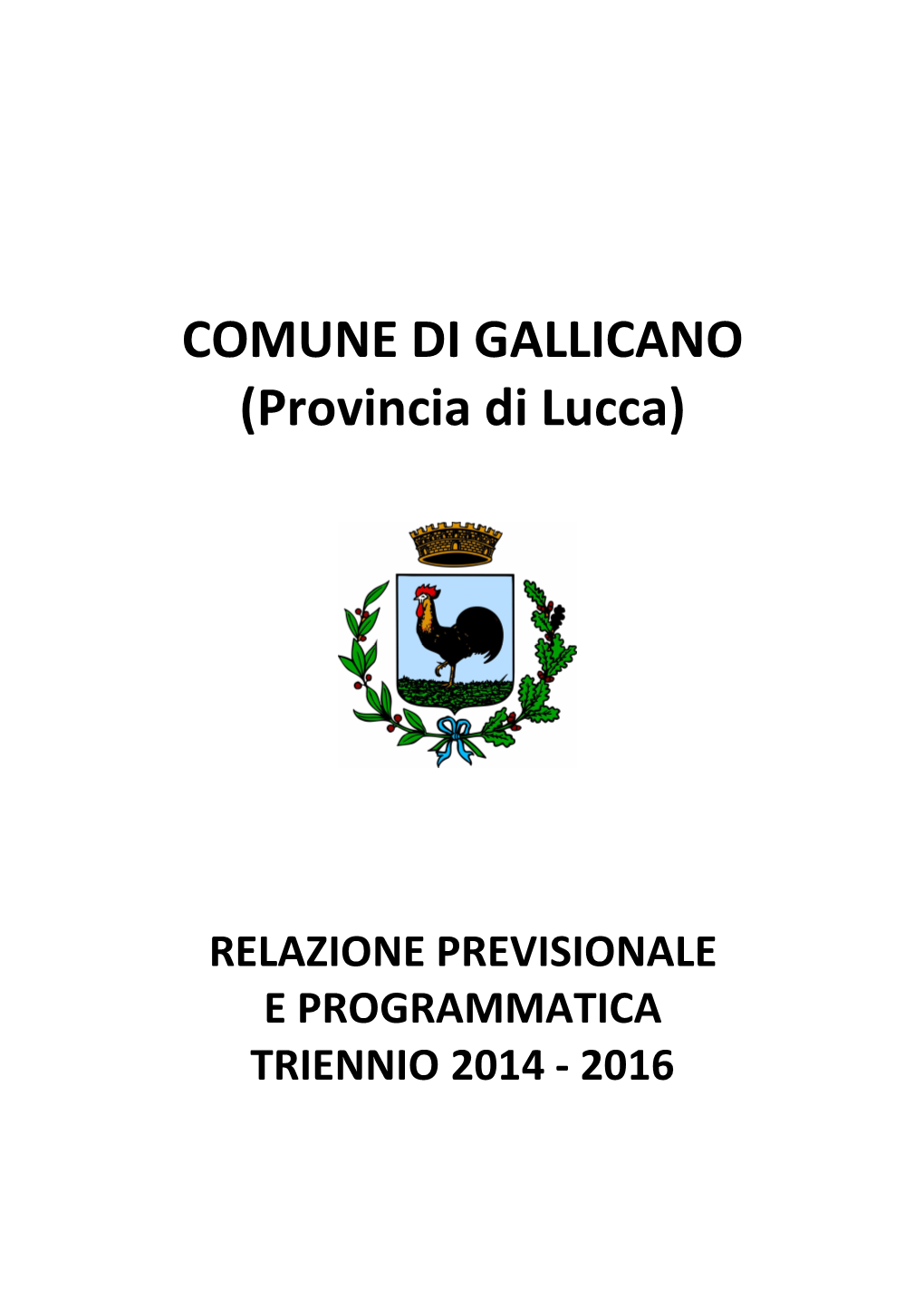 COMUNE DI GALLICANO (Provincia Di Lucca)