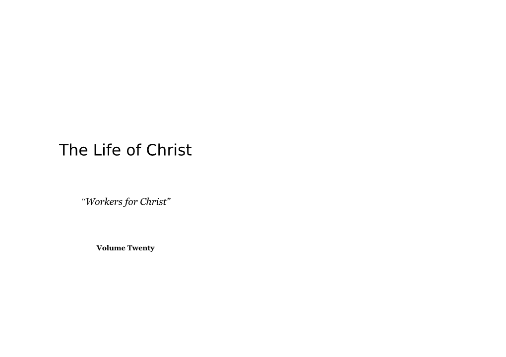 The Life of Christ