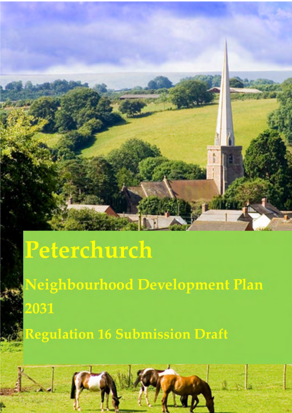 Peterchurch Neighbourhood Development Plan August 2016