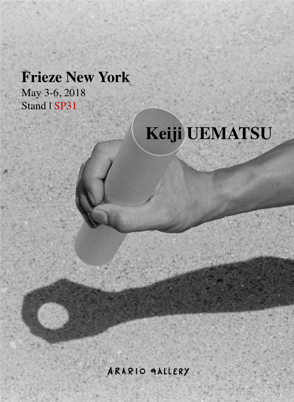 [ARARIO GALLERY] Keiji UEMATSU Frieze NY Short V