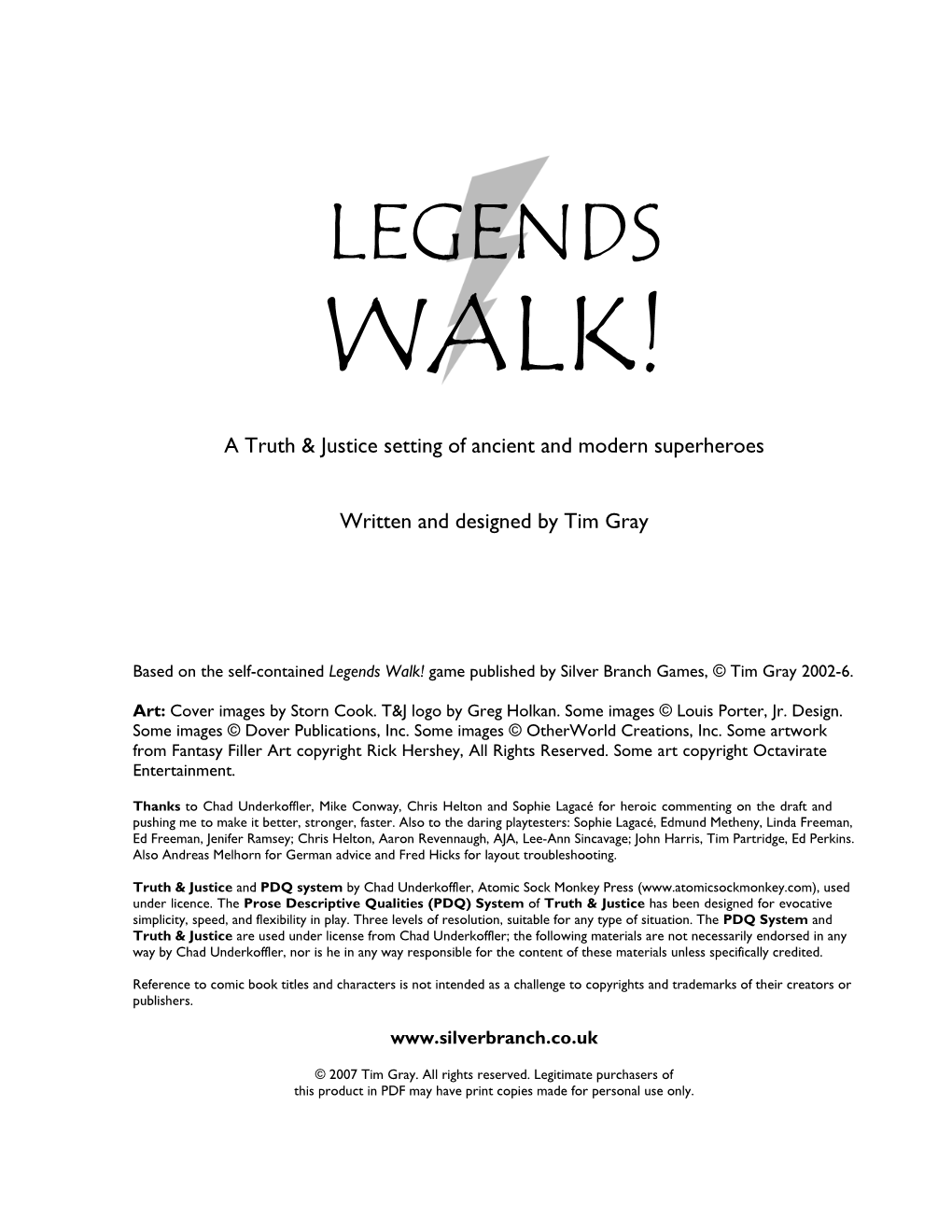 Legends Walk!