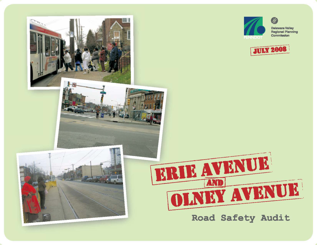 Erie Avenue and Olney Avenue Road Safety Audit – City of Philadelphia