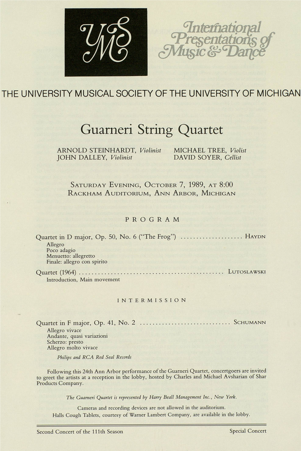 Guarneri String Quartet