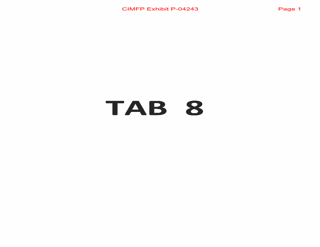 TAB 8 CIMFP Exhibit P-04243 Page 2