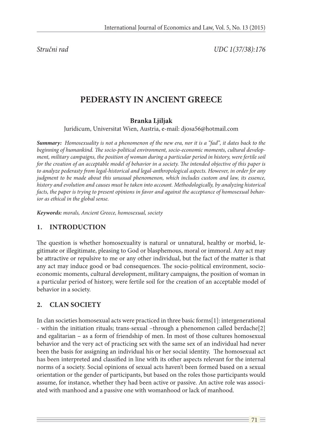 Pederasty in Ancient Greece