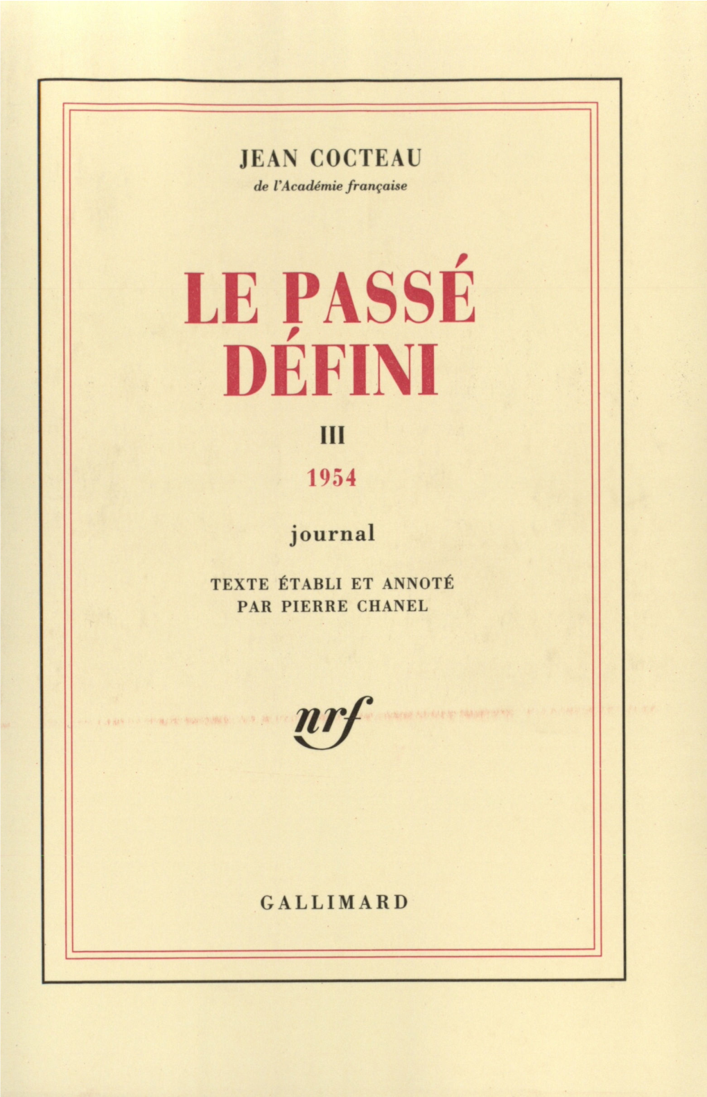 Le Passé Défini