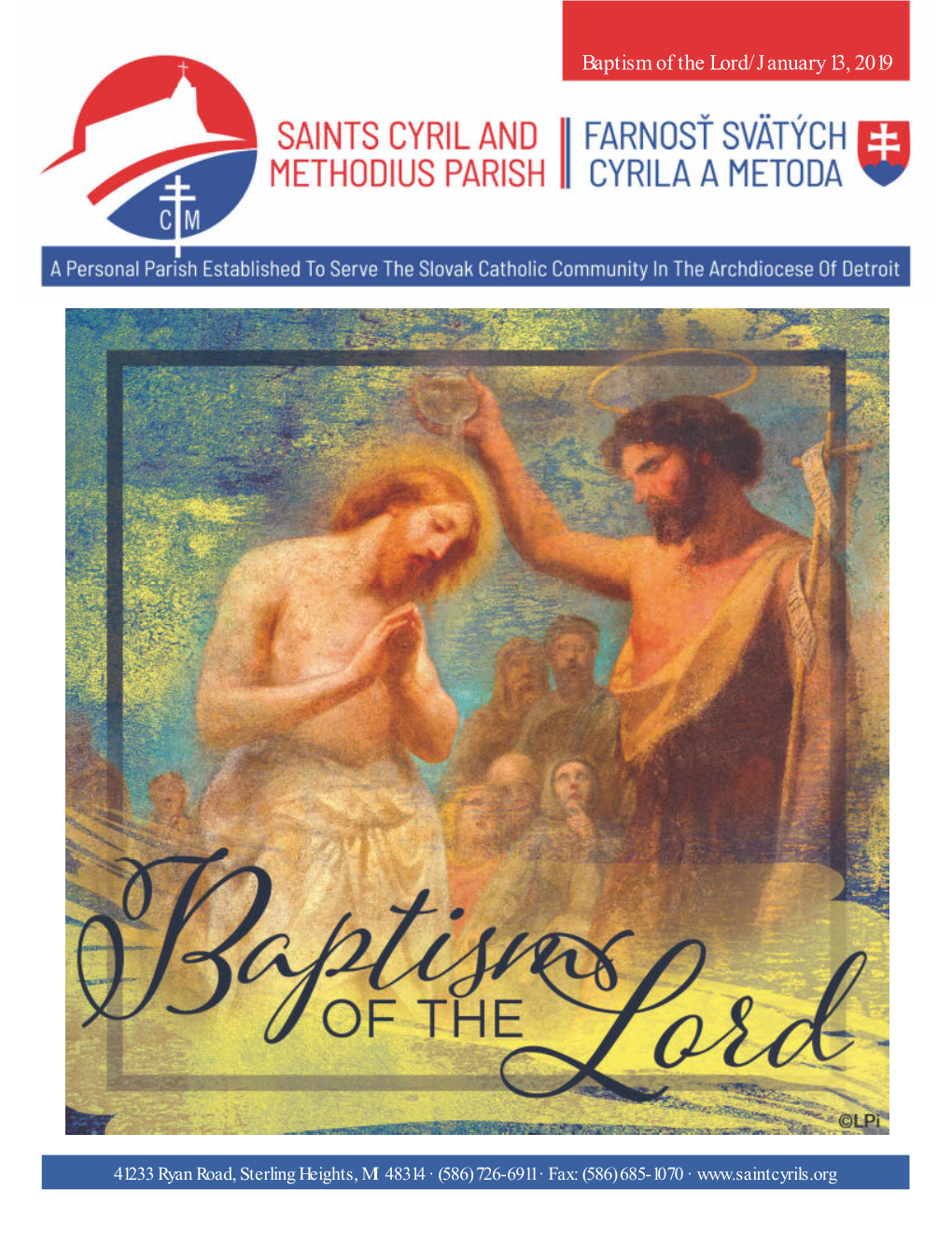 Baptism of the Lord/January 13, 2019