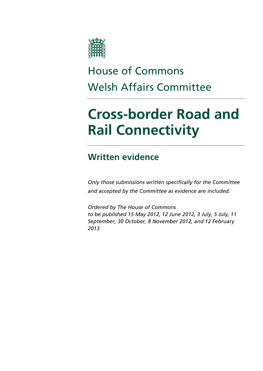 Cross-Border Road and Rail Connectivity