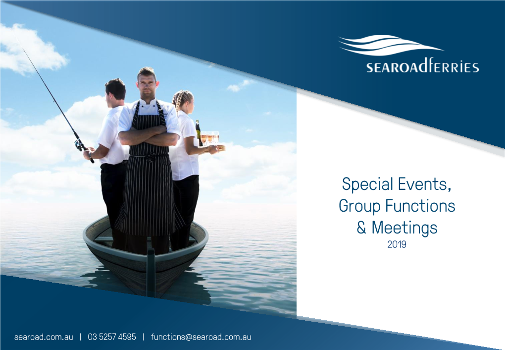 Special Events, Group Functions & Meetings