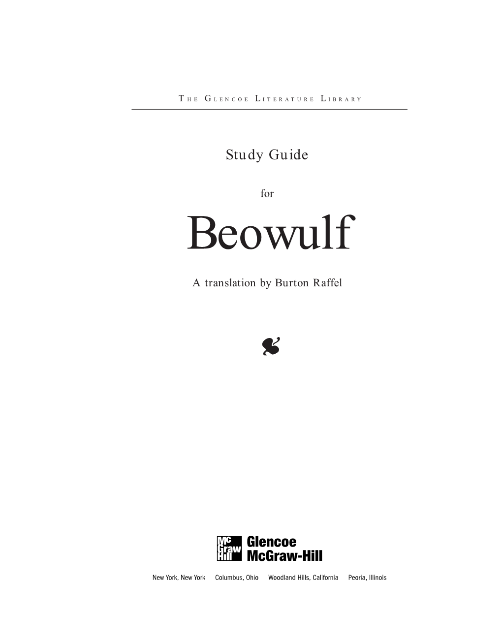 Glencoe Beowulf Study Guide