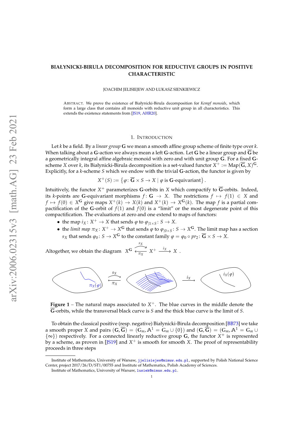 Arxiv:2006.02315V3 [Math.AG]