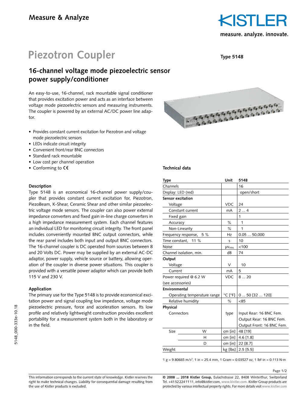 Data Sheet, Type 5148