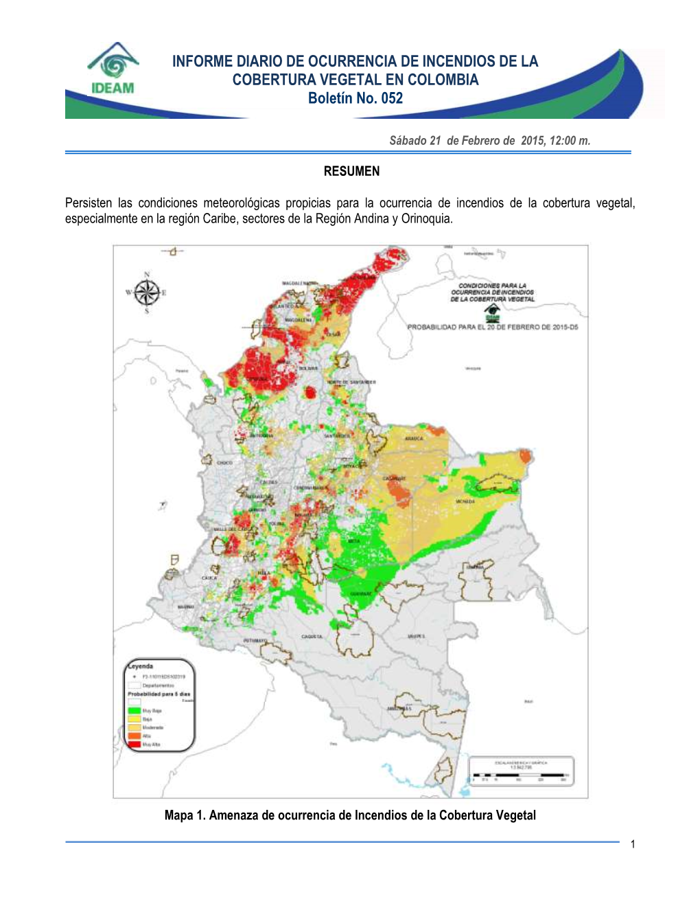 Servicio De Vigilancia Y Pronóstico De La Amenaza