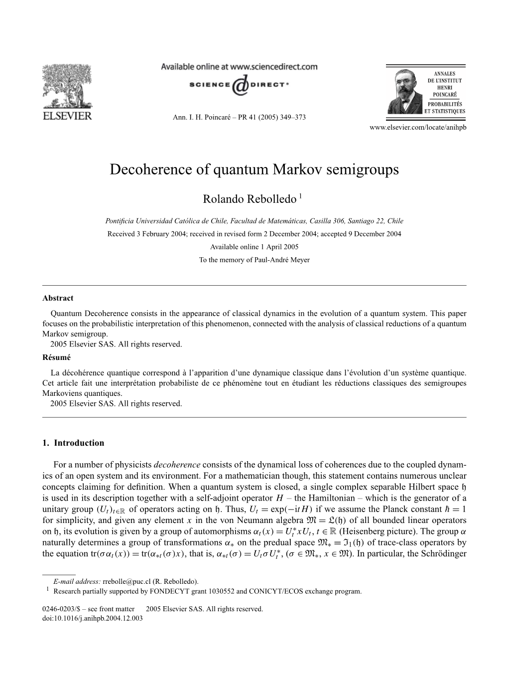 Decoherence of Quantum Markov Semigroups