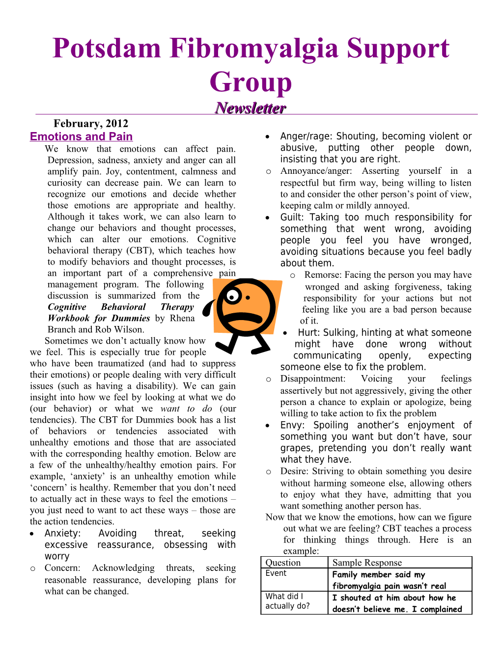 Potsdam Fibromyalgia Support Group s2