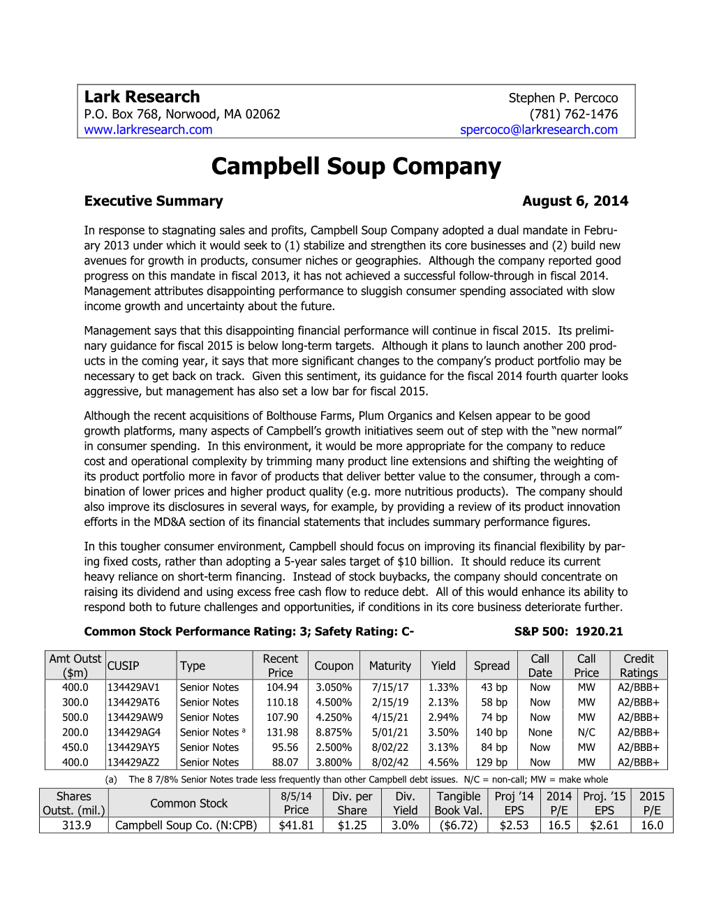 Campbell Soup Company