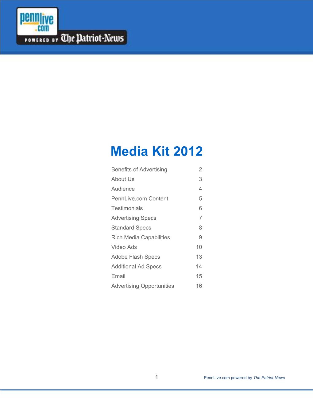 Media Kit 2012