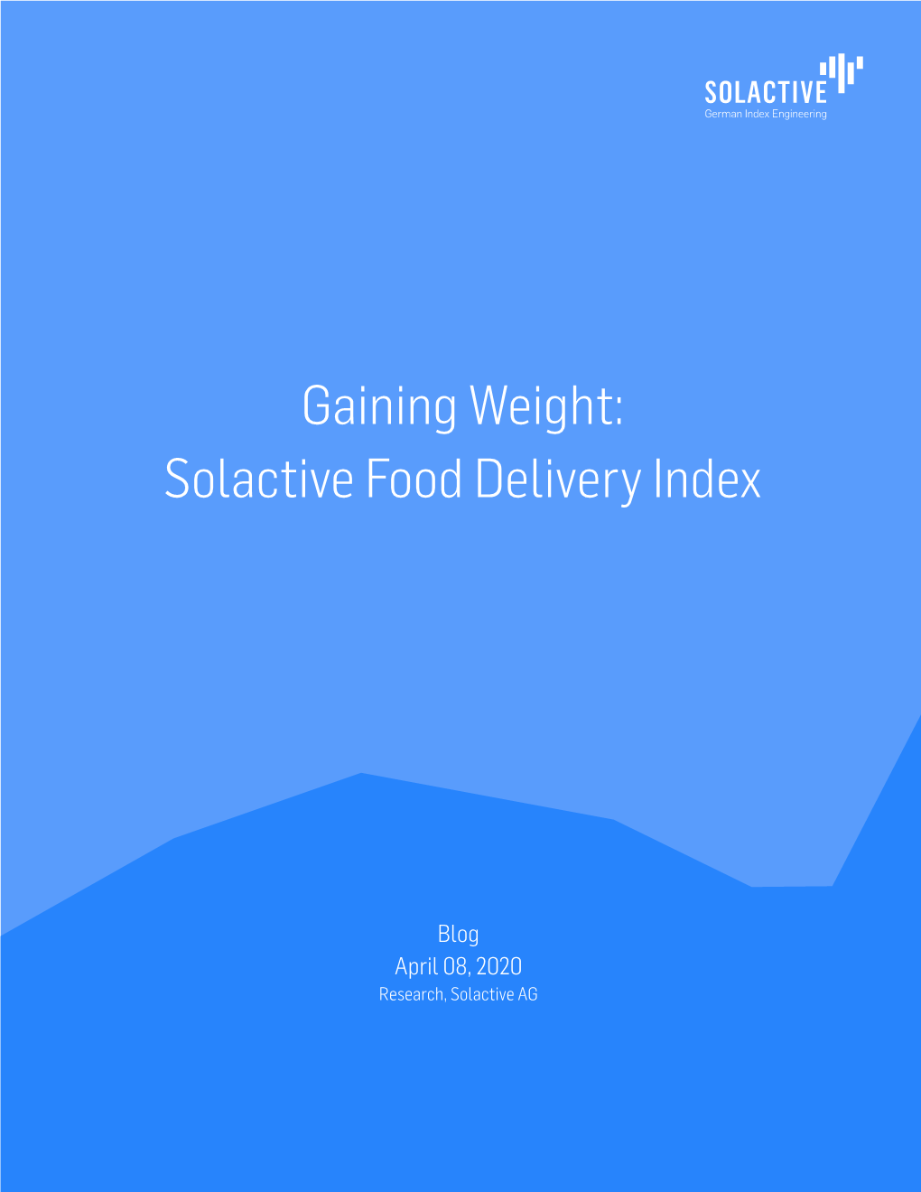 Solactive Food Delivery Index