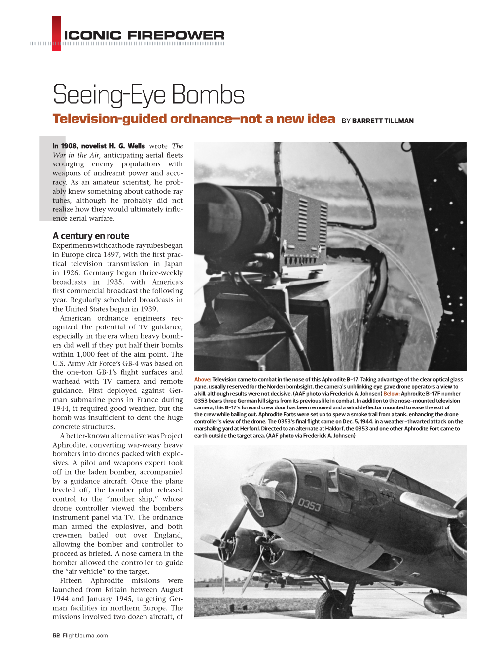 Seeing-Eye Bombs