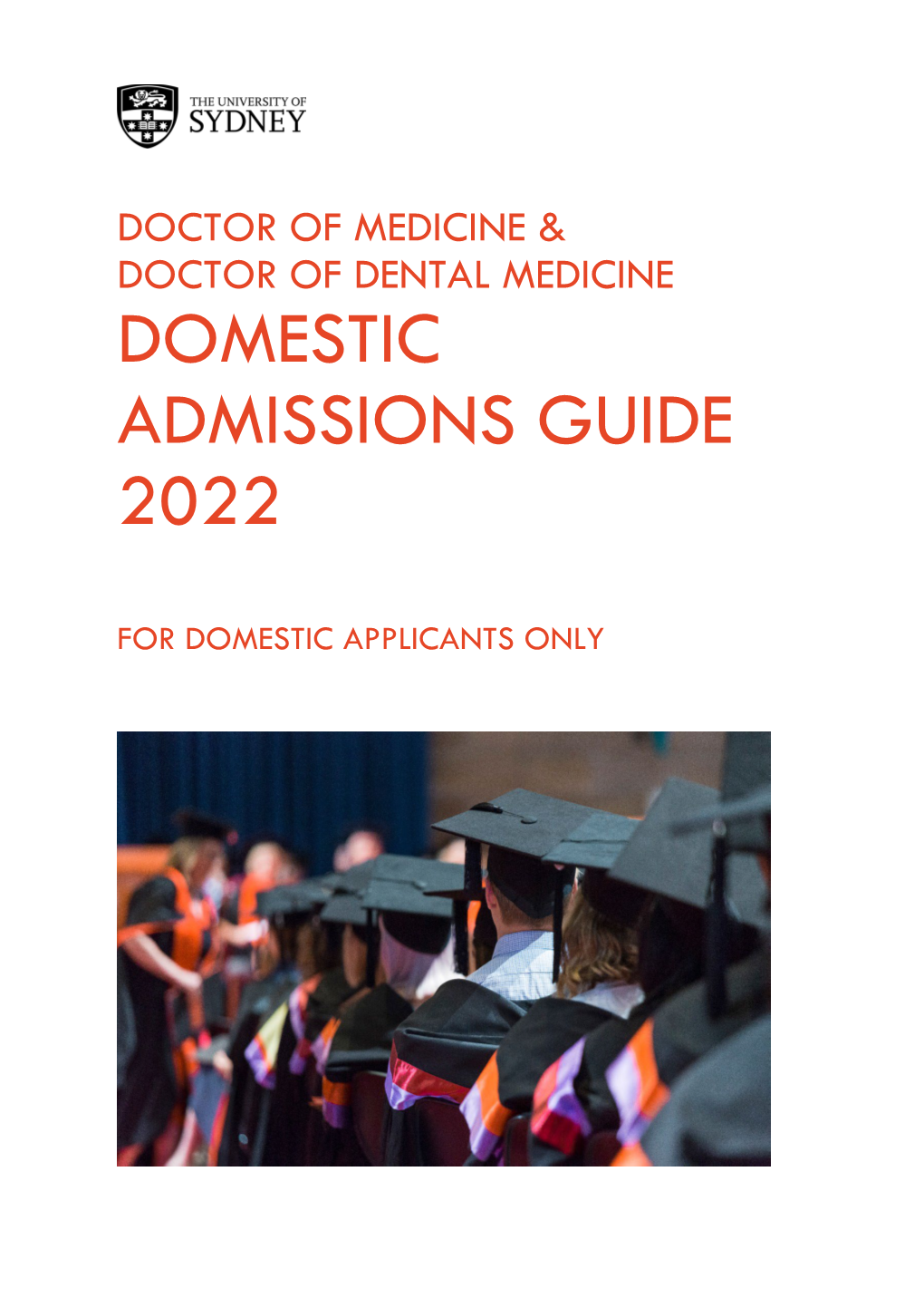 Domestic Admissions Guide 2022