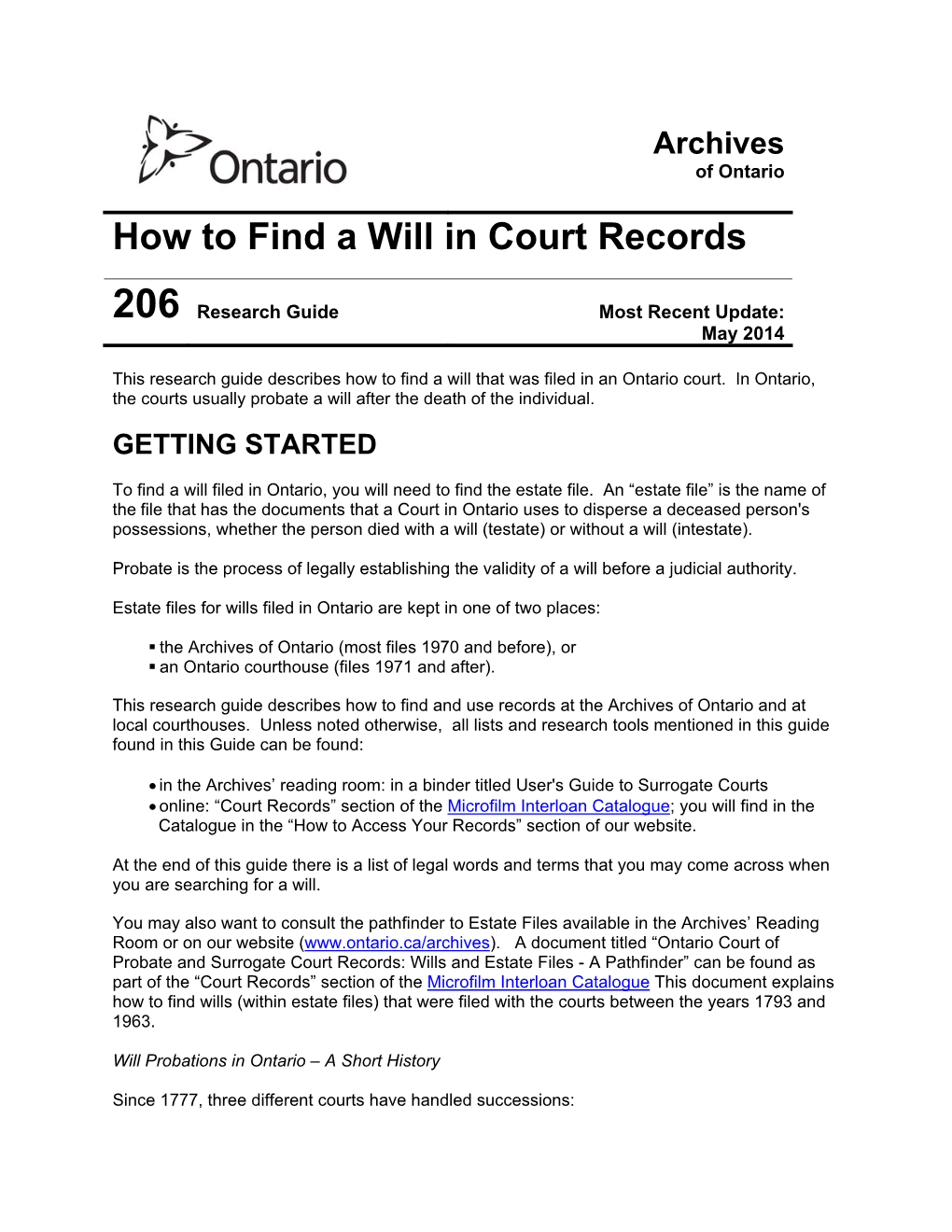 How to Find a Will in Court Records