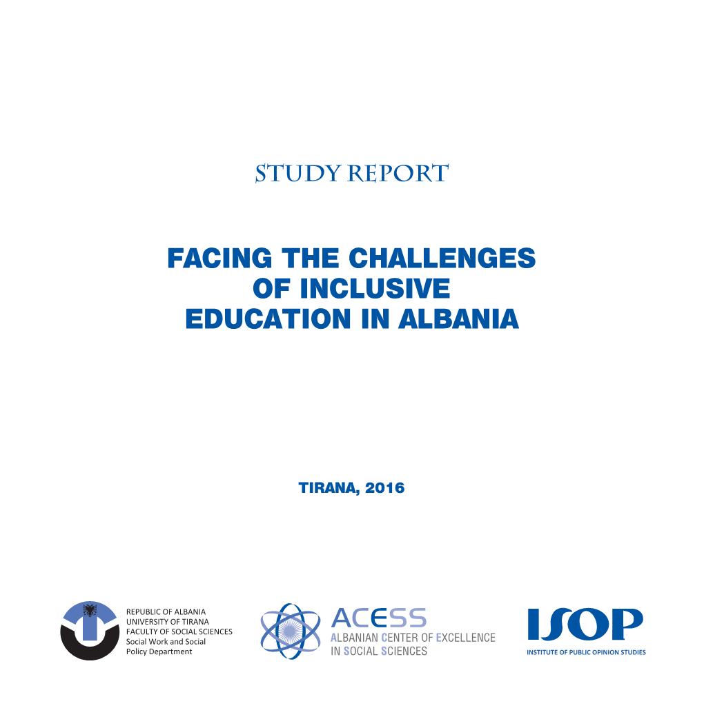 Facing the Challenges of Inclusive Education in Albania