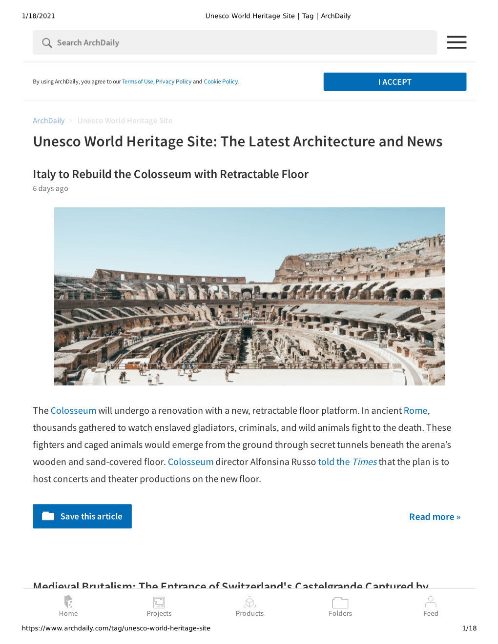 Unesco World Heritage Site | Tag | Archdaily