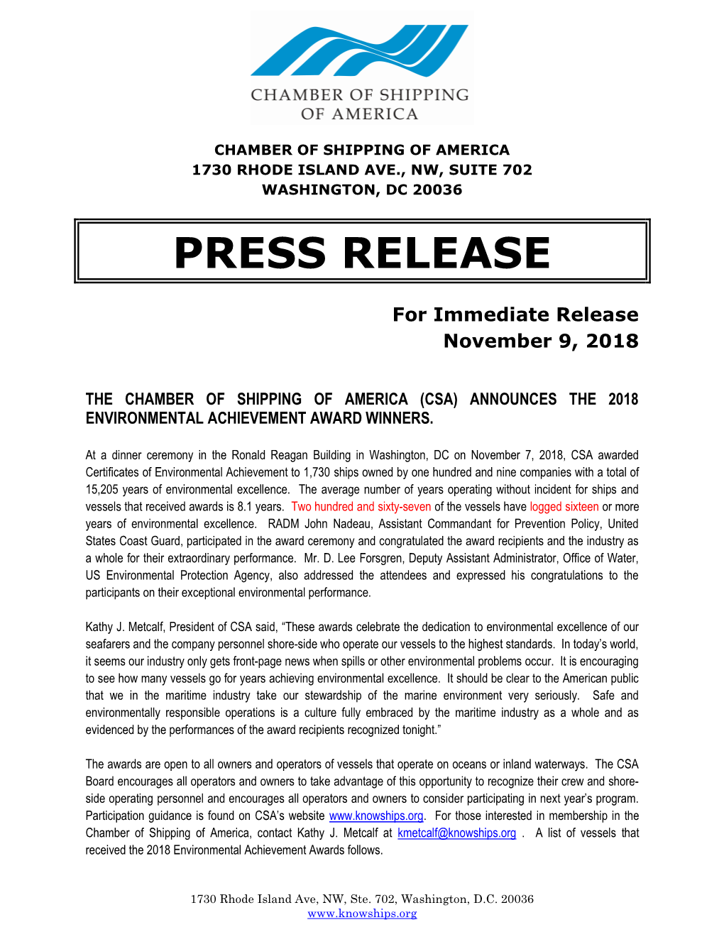 Press Release