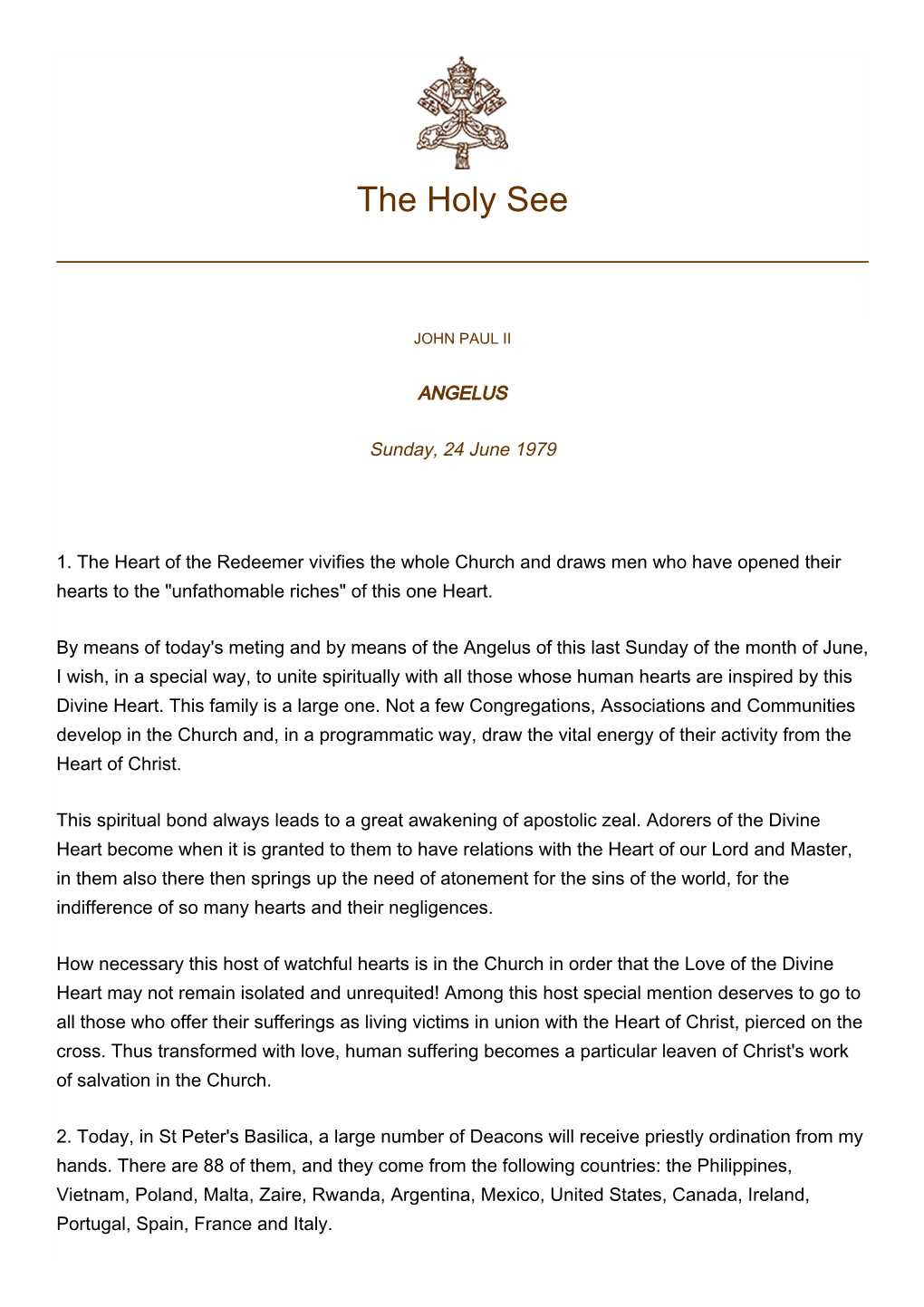 The Holy See