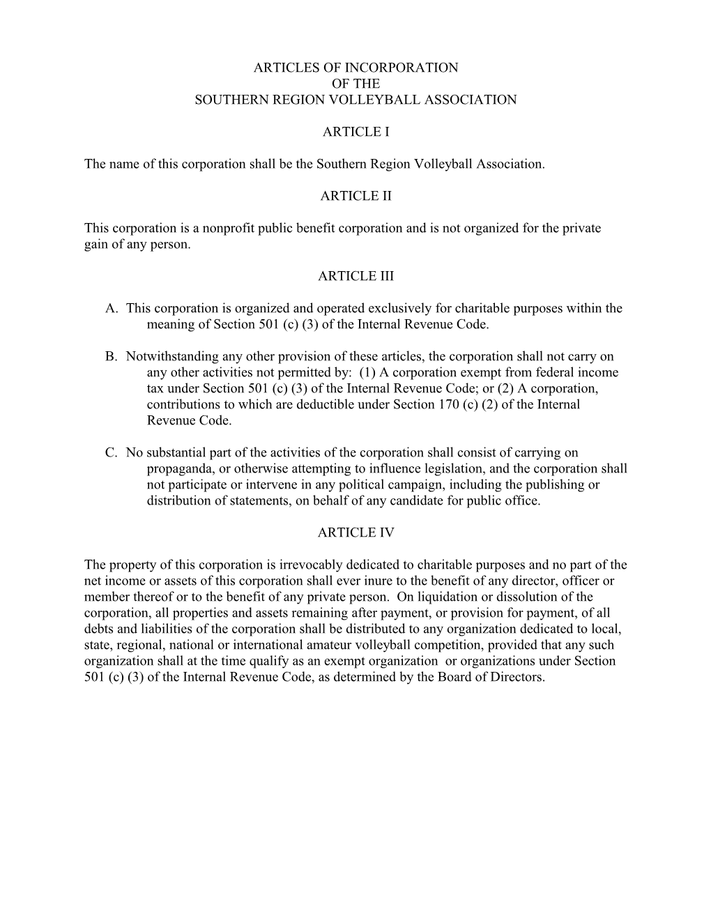 Articles of Incorporation s4