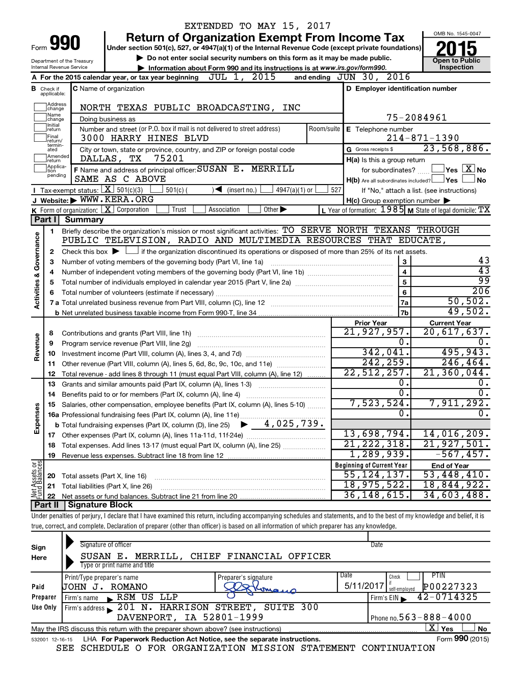 Return of Organization Exempt from Income Tax OMB No