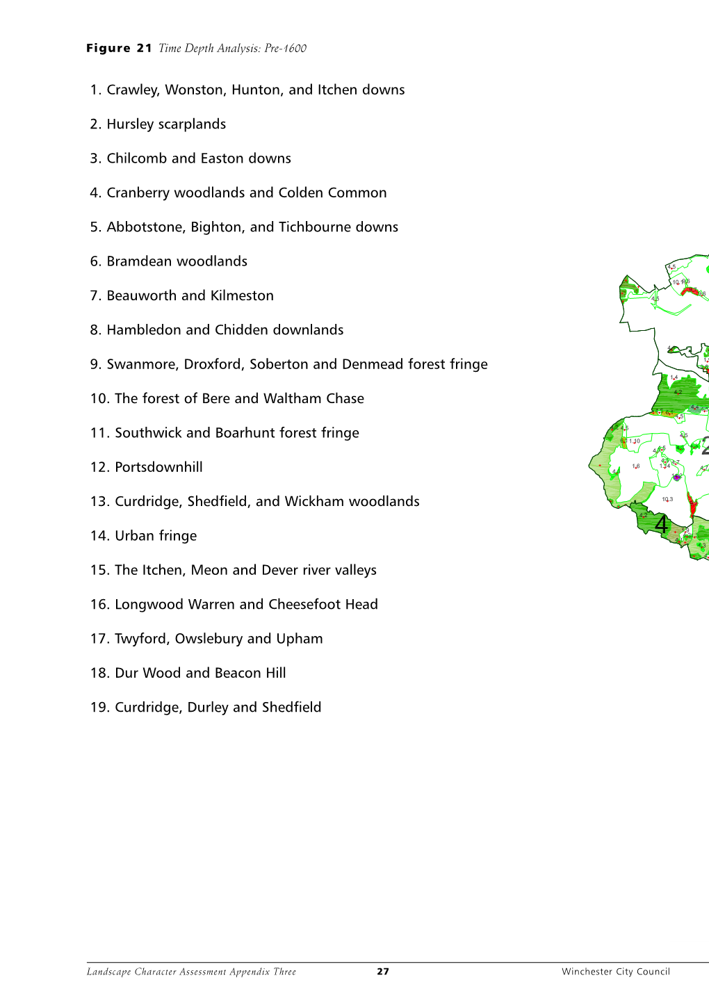 Landscape Character Assessment Appendix Three 27 Winchester City Council