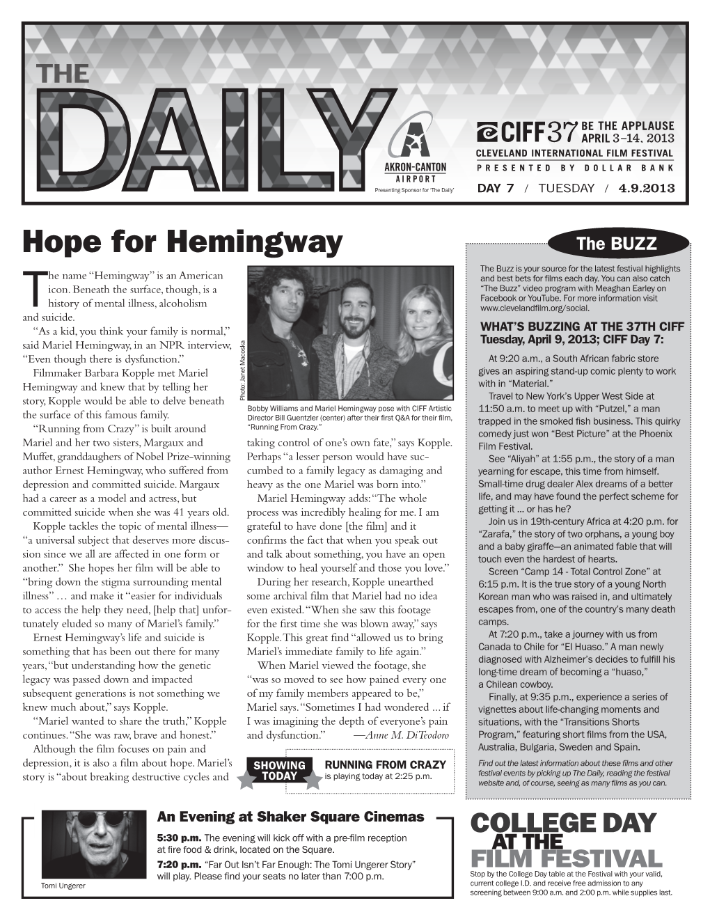 Hope for Hemingway the BUZZ