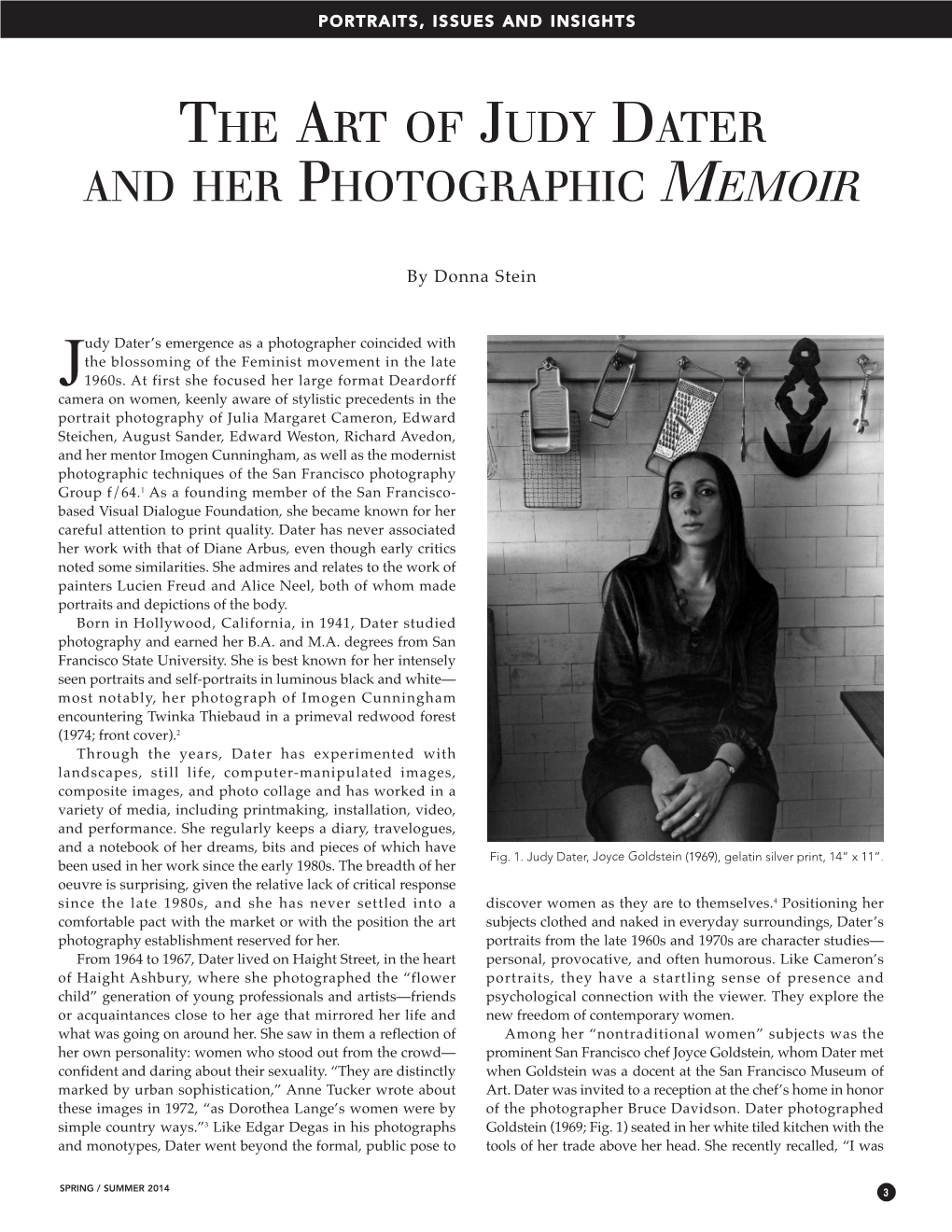 The Art of Judy Dater and Her Photographic Memoir