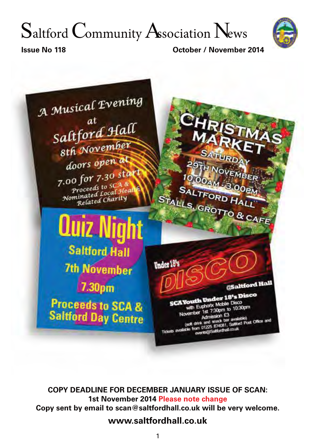 Saltford Community Association News Issue No 118 October / November 2014