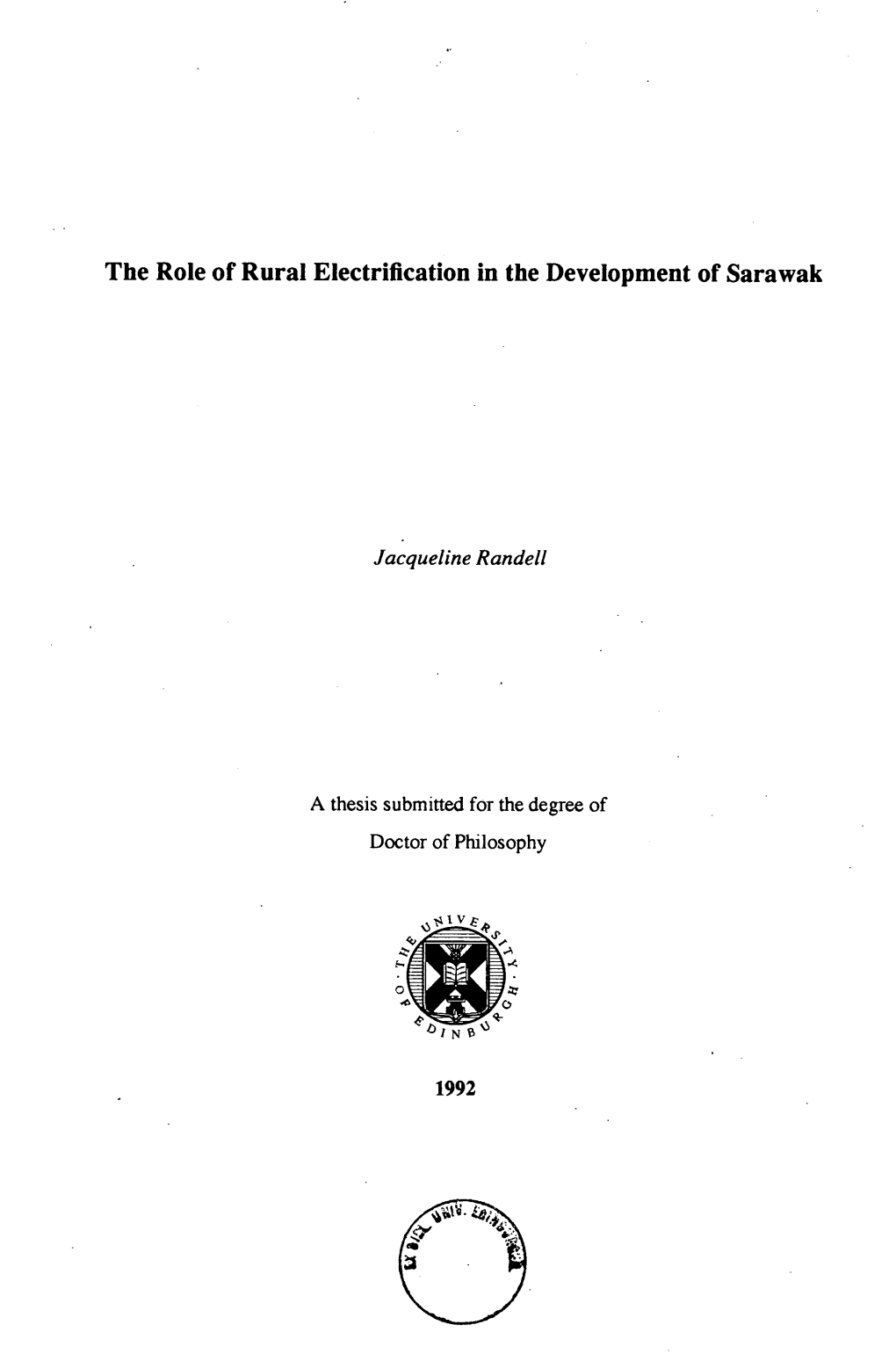 Rural Electrification in Sarawak