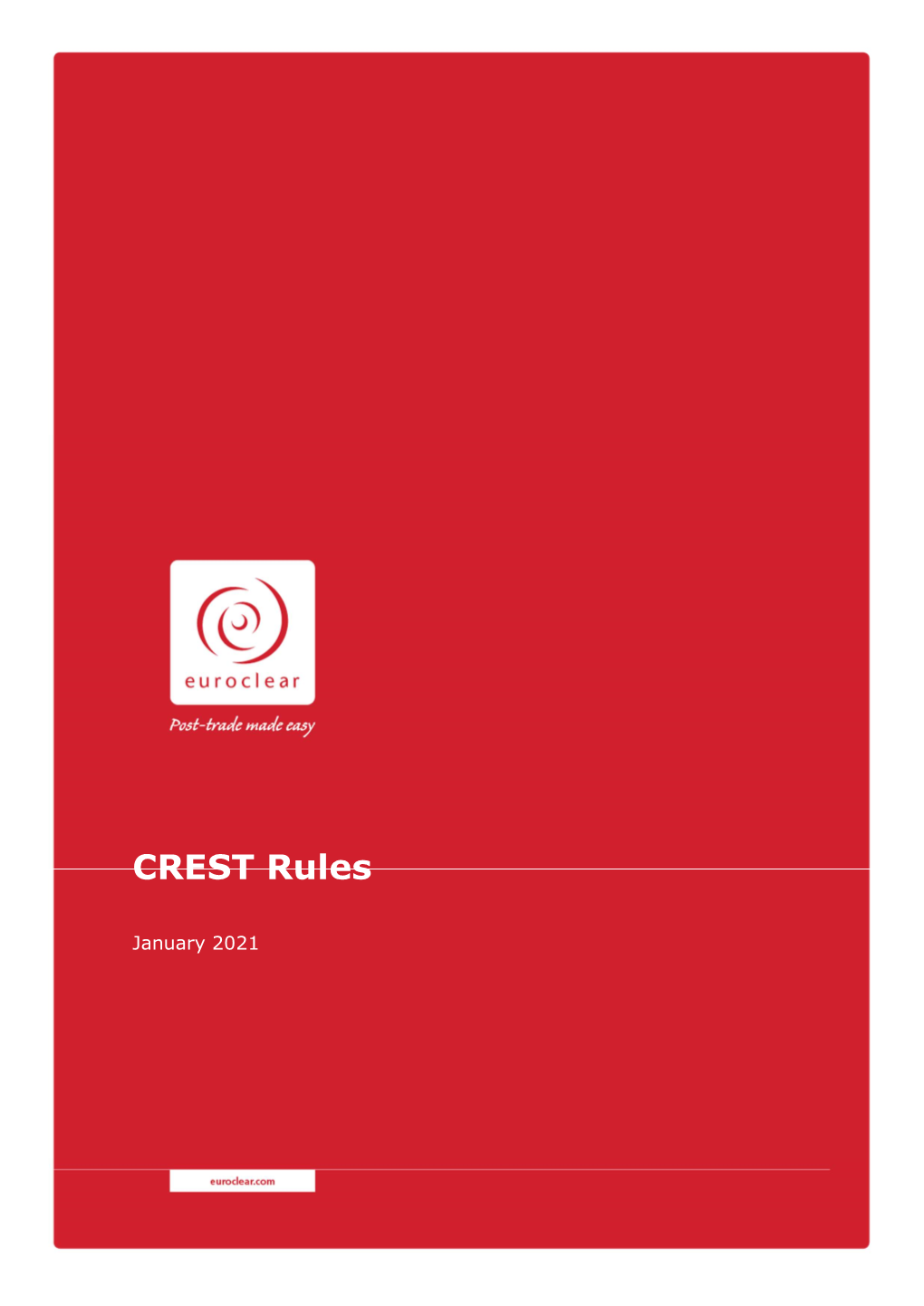 CREST Rules (January 2021)