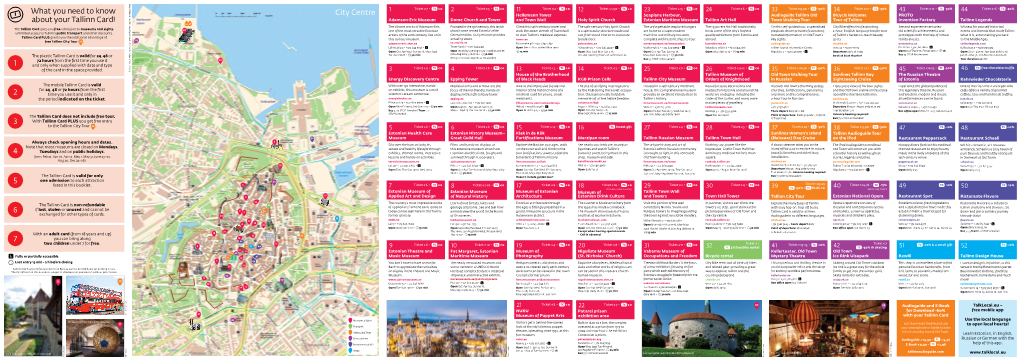 City Centre What You Need to Know About Your Tallinn Card!