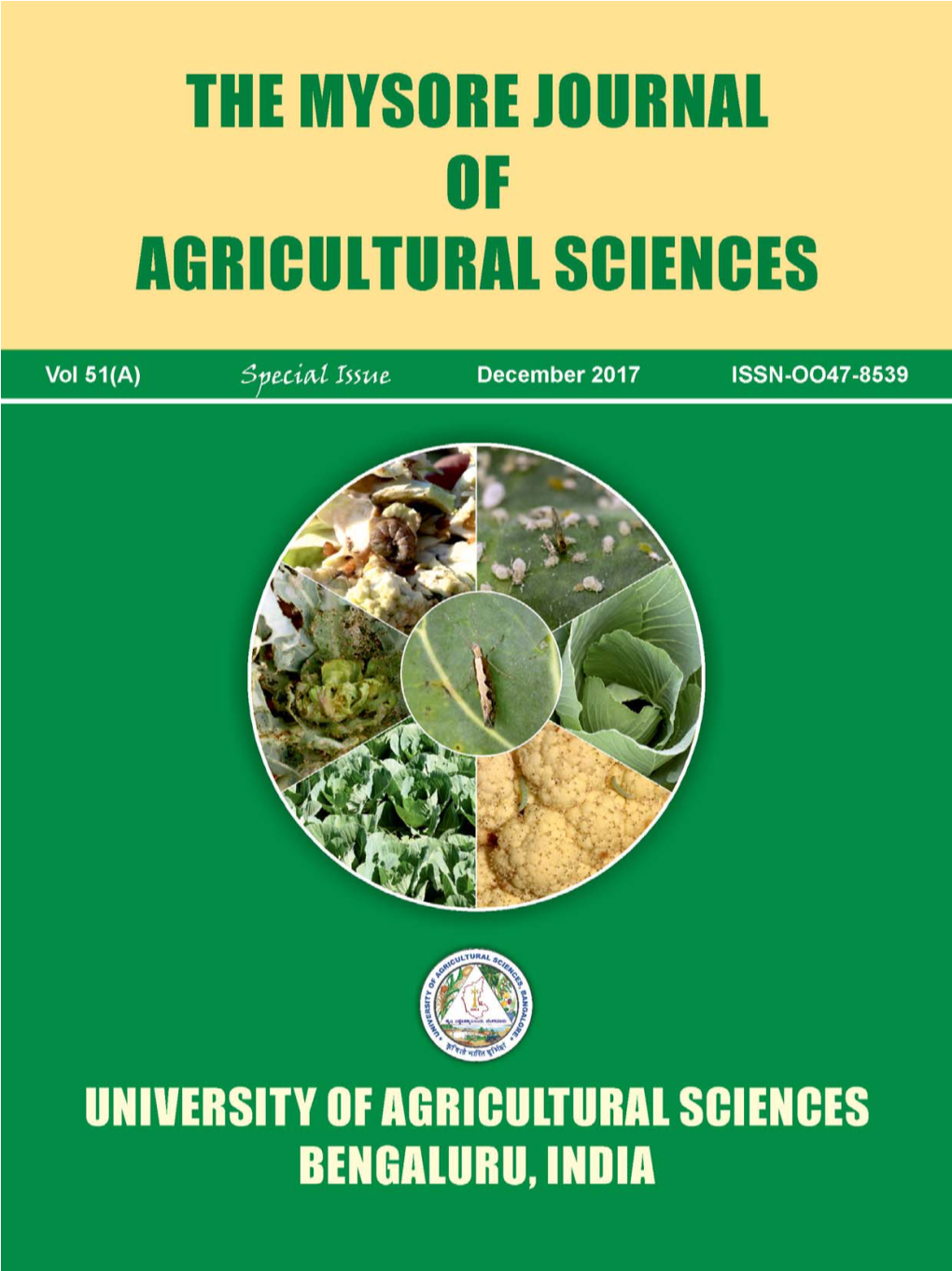 The Mysore Journal of Agricultural Sciences Bbooklet[2].Pdf