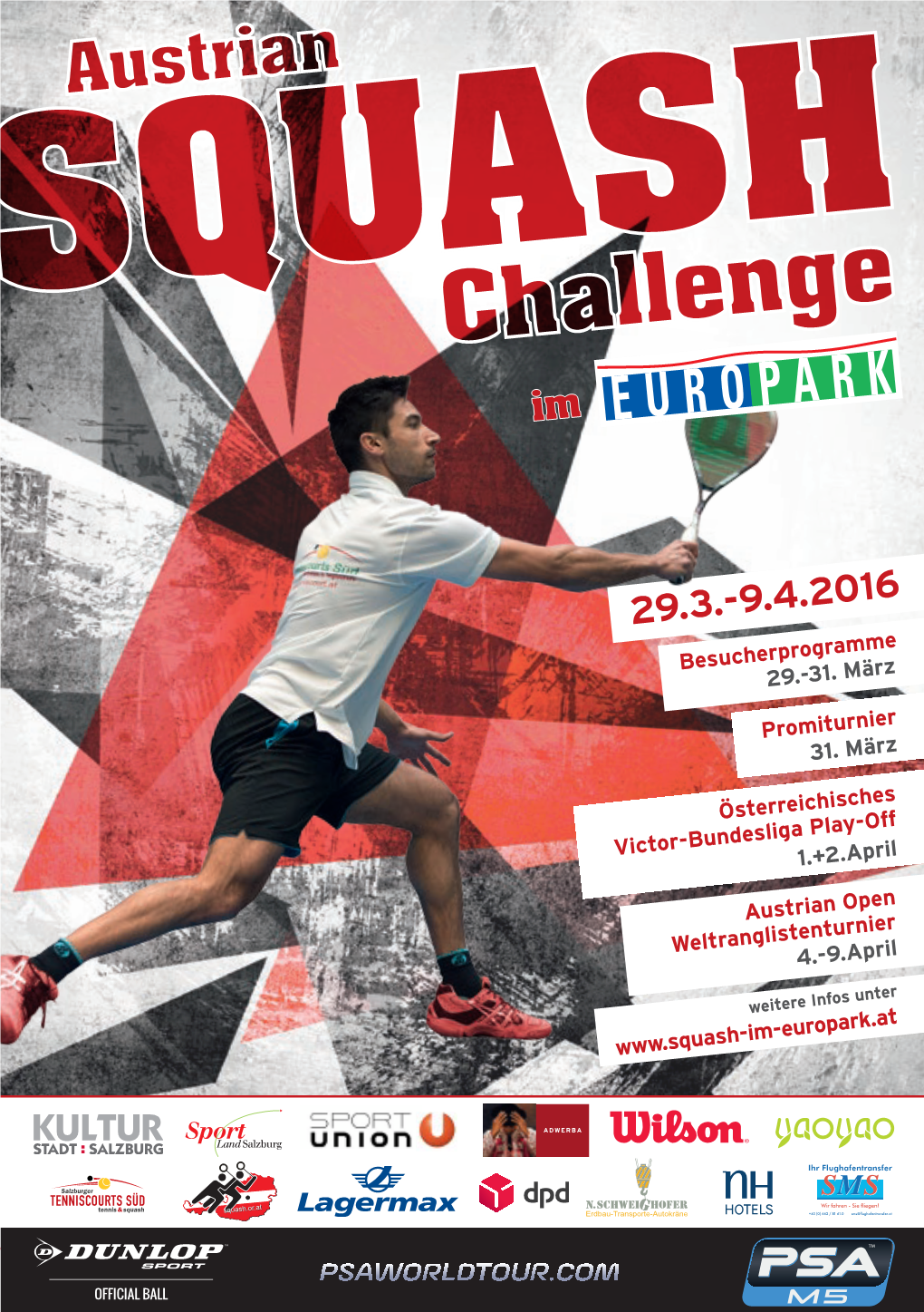Austrian Squash Challenge Seite 06 Den Zuschauern Eine Herrliche Möglichkeit Die Dynamik Des Squash- Sportes Zu Erleben