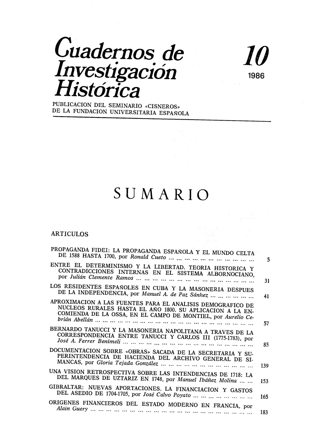 Cuadernos De Investigación