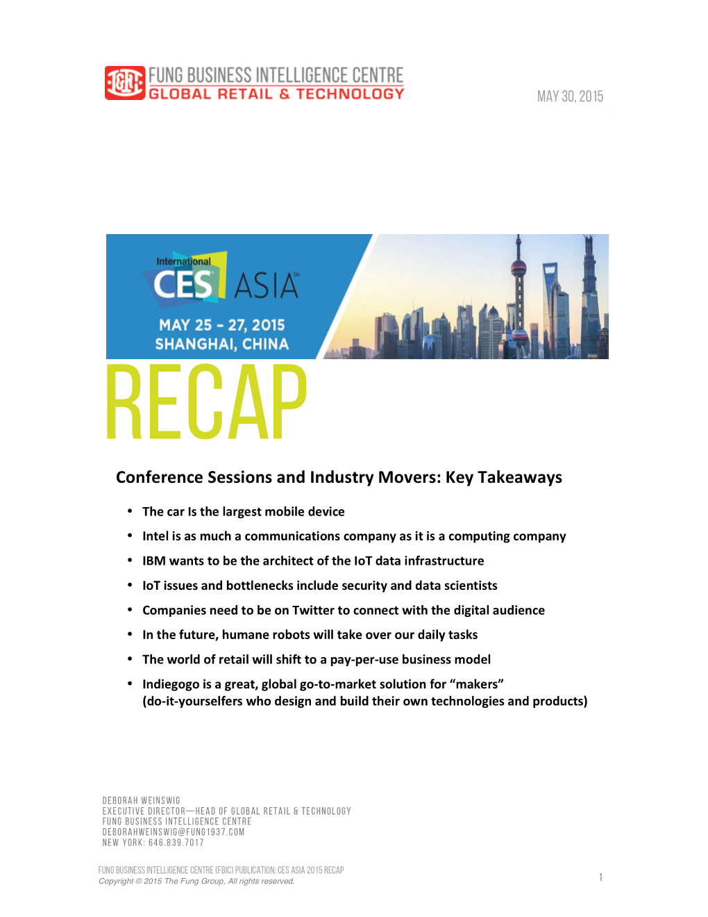 RECAP Conference Sessions and Industry Movers: Key Takeaways
