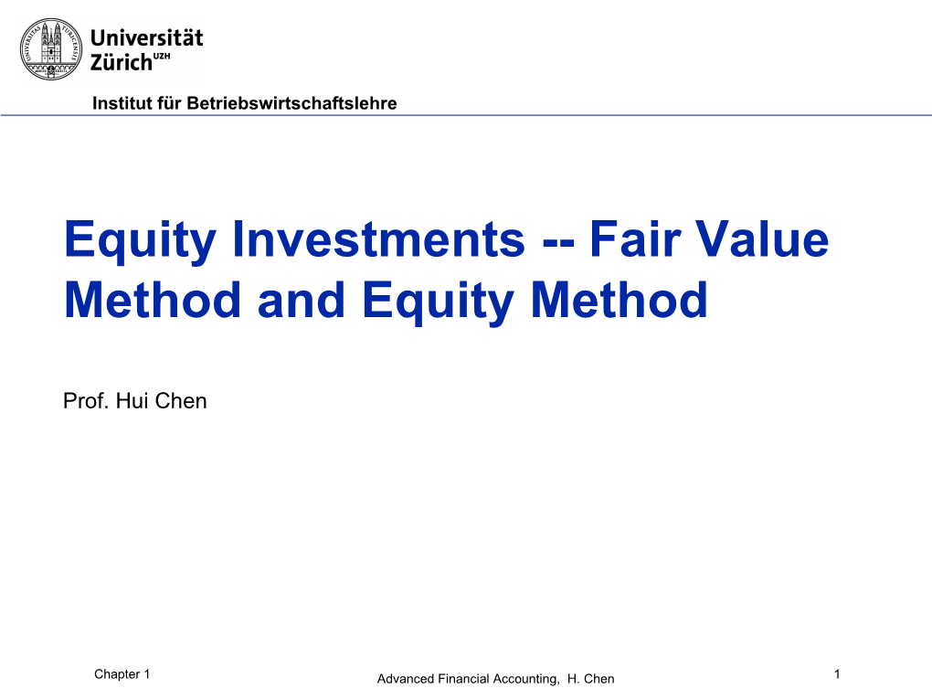 01 Equity Method ( Revised)