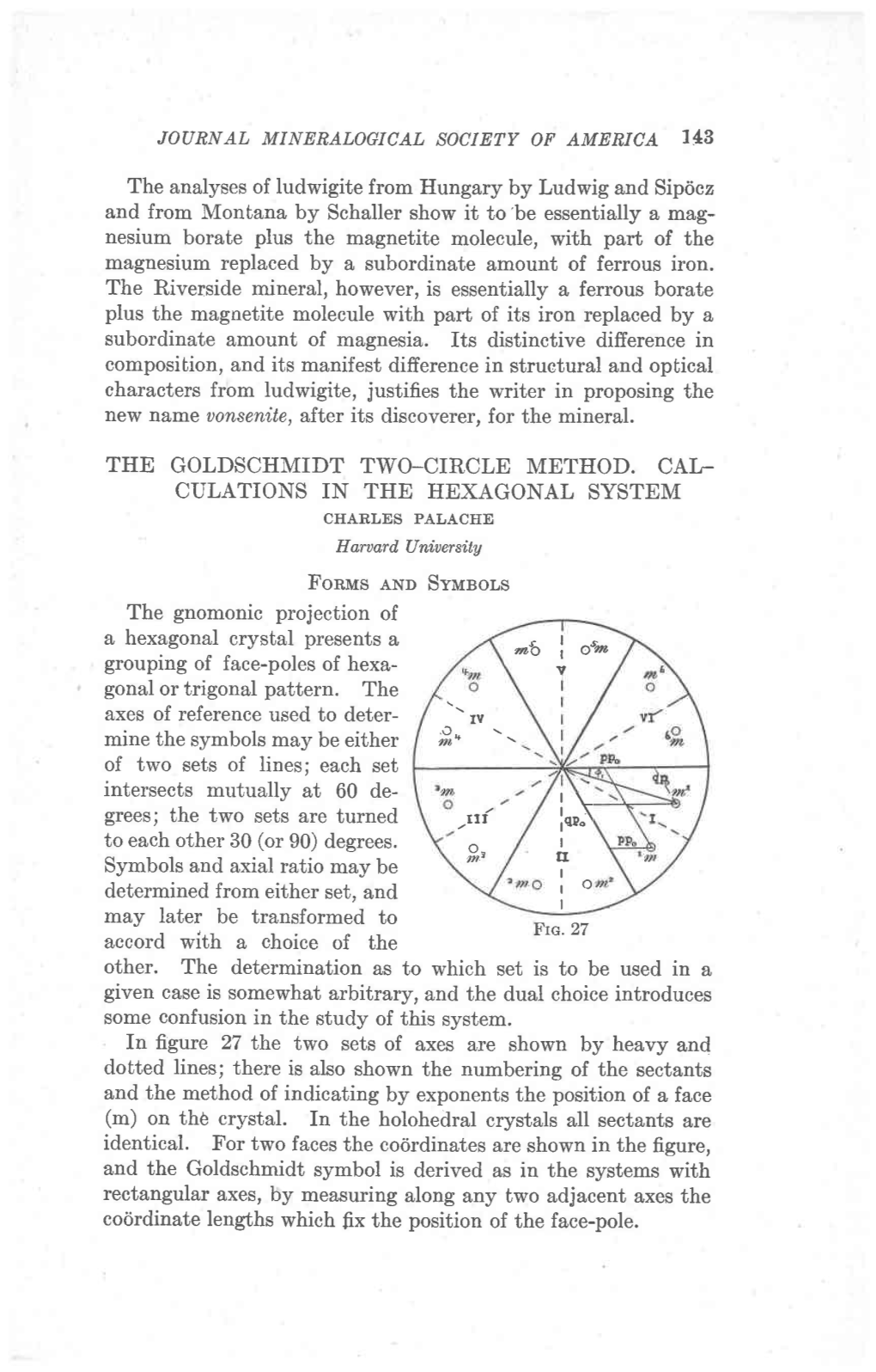 JOUNNAL MINENALOGICAL SOCIETY of AMENICA T43 The