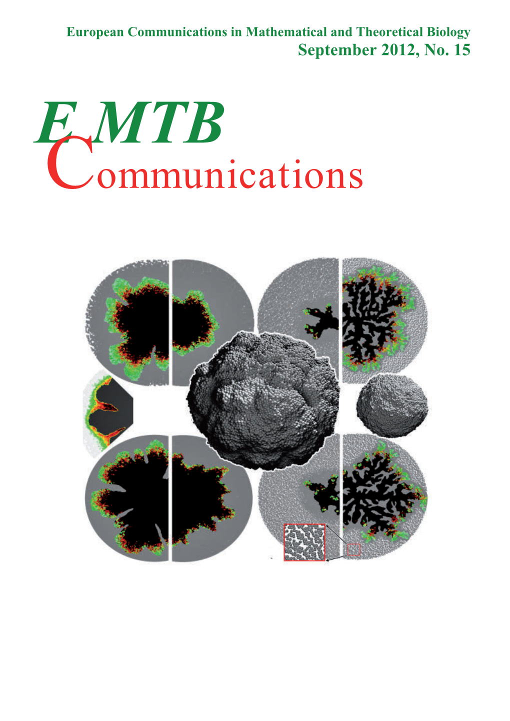 Communications in Mathematical and Theoretical Biology September 2012, No