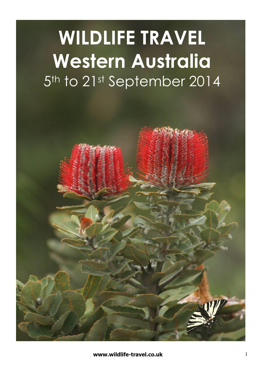 Wildlife Travel Western Australia 2014
