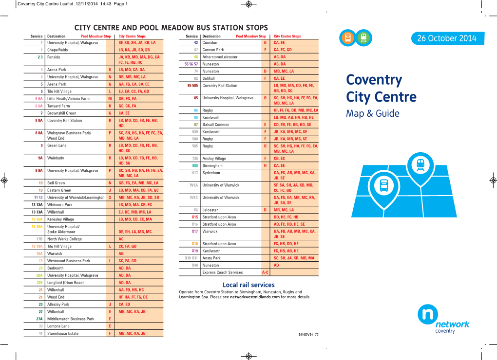 Coventry City Centre Leaflet 12/11/2014 14:43 Page 1